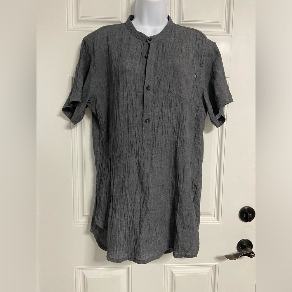 D8- FAIR PLAY Grey Mini T-Shirt Dress